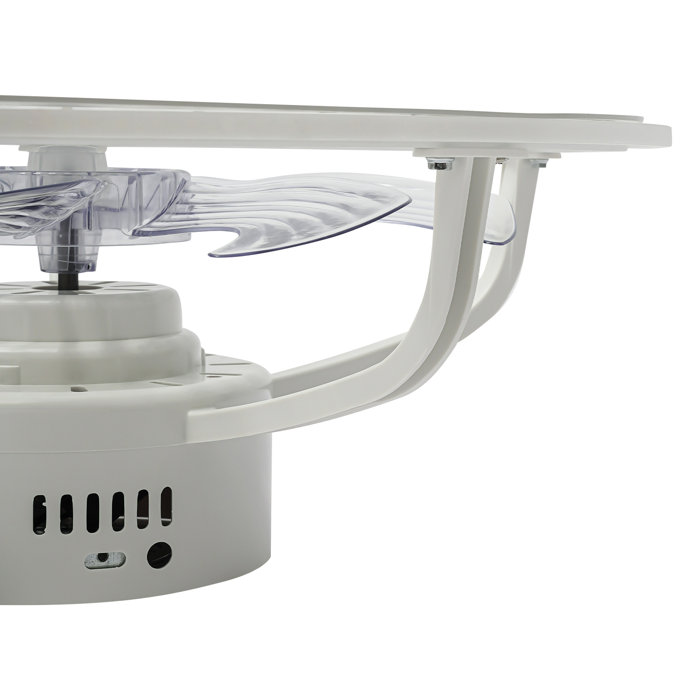 Orren Ellis Integrated LED Bladeless Ceiling Fan with Remote Control